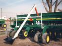Drill-Fill auger attached to seed wagon