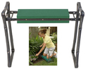 Folding Garden Kneeler and Seat used to weed a garden