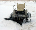 Trac-Vac Mower-Mounted Snow Blade