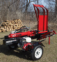 Pull-Behind Log Splitter with Log Lift