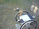 Big Sky Wheelchair Fishing Pole Holder