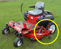 Riding Mower String Trimmer Attachment