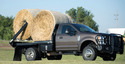 Big-Round-Bale Handler for Flatbeds