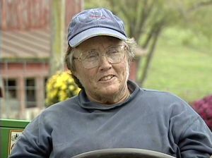 Photo of Mary Dunn sitting in utility vehicle